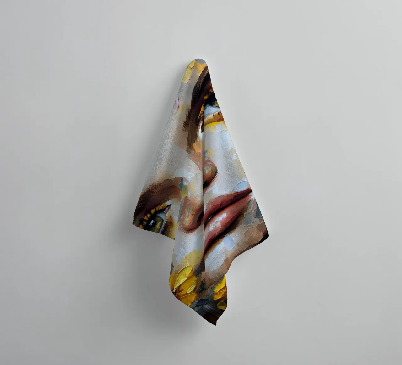FIORI BOTANICI PITTURA RITRATTO asciugamano da bagno da ARTOMATIC