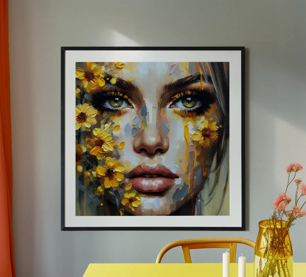 FIORI BOTANICI PITTURA RITRATTO carta hahnemühle da ARTOMATIC