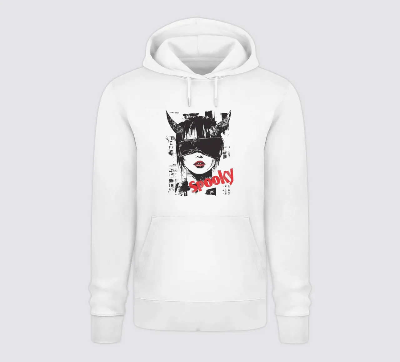 Design per camicia da festa con Augenbinde felpa con cappuccio da Autofocus