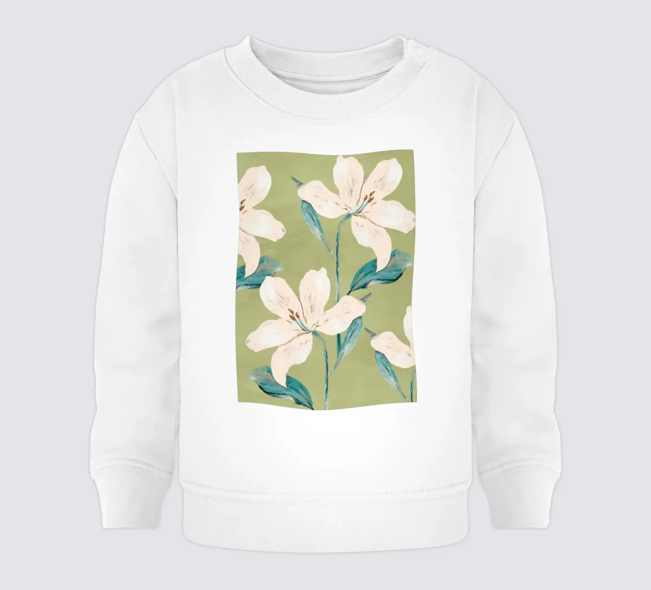 Fiori di primavera 4 felpa neonato da ThingDesign