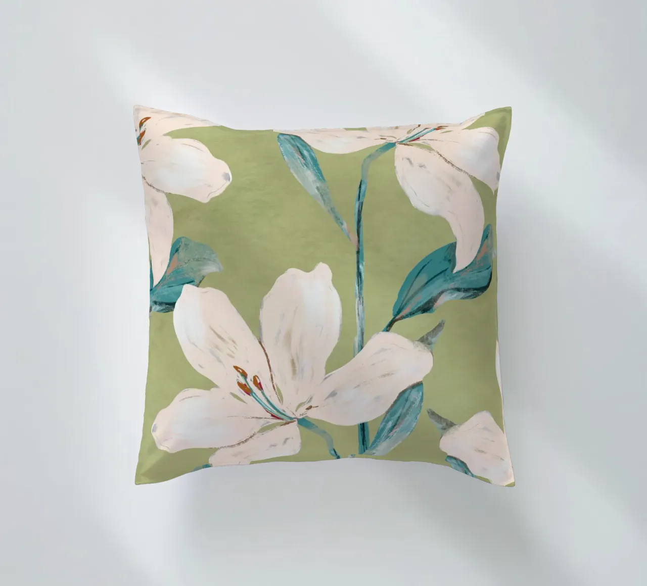 Fiori di primavera 4 cuscino da ThingDesign