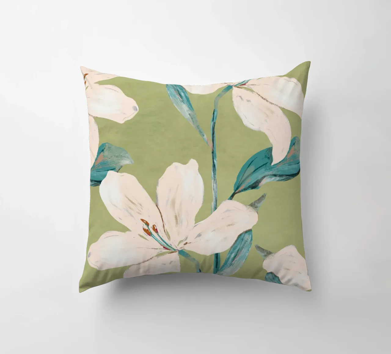 Fiori di primavera 4 cuscino da ThingDesign
