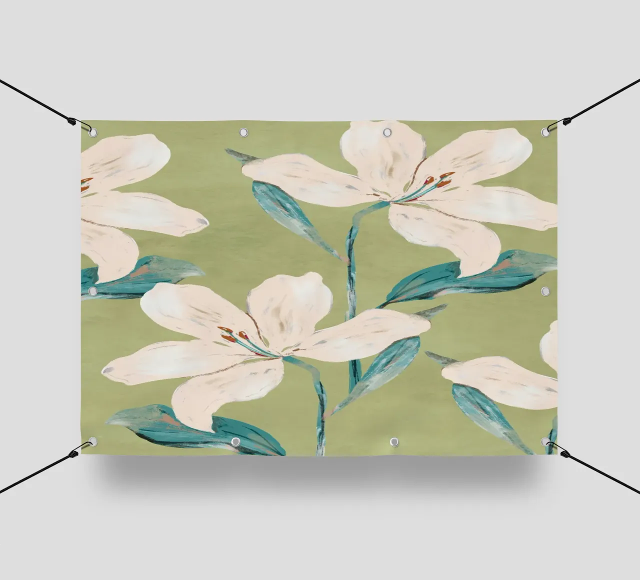 Fiori di primavera 4 telo in pvc da ThingDesign