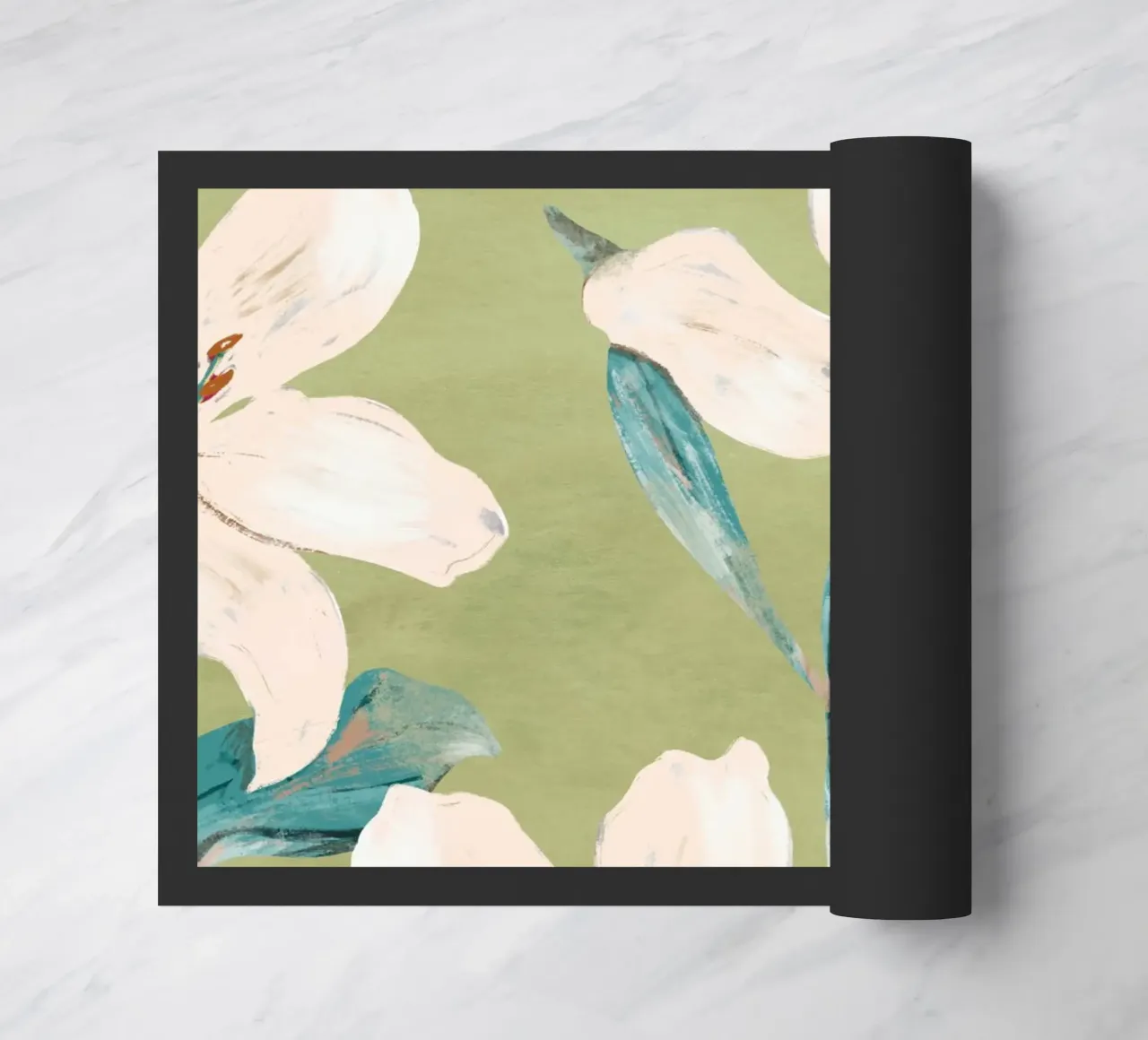 Spring Flowers 4 doormat by ThingDesign