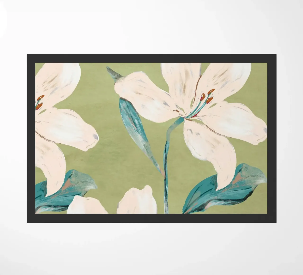 Spring Flowers 4 doormat by ThingDesign