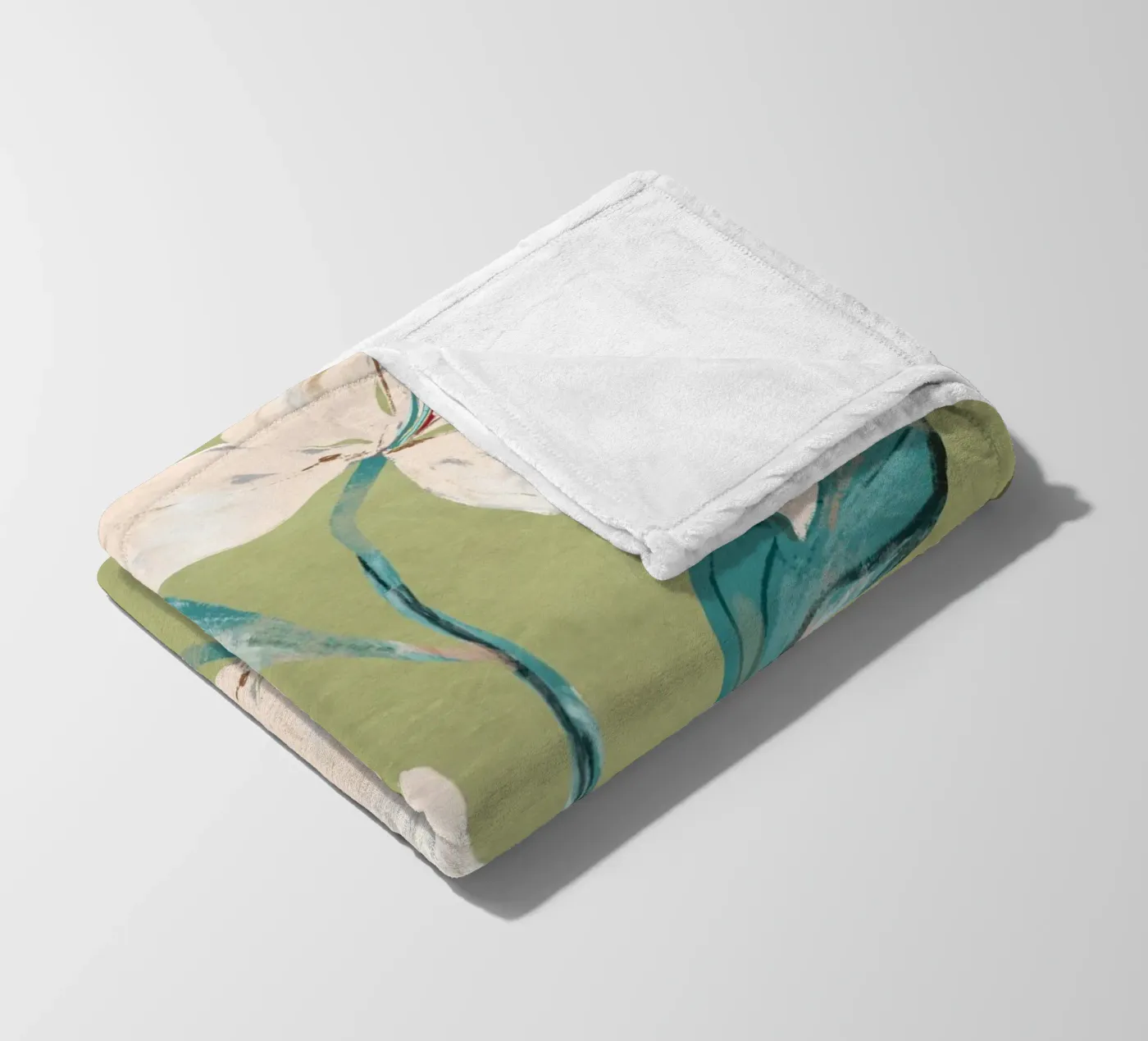 Spring Flowers 4 Fleecedecke von ThingDesign