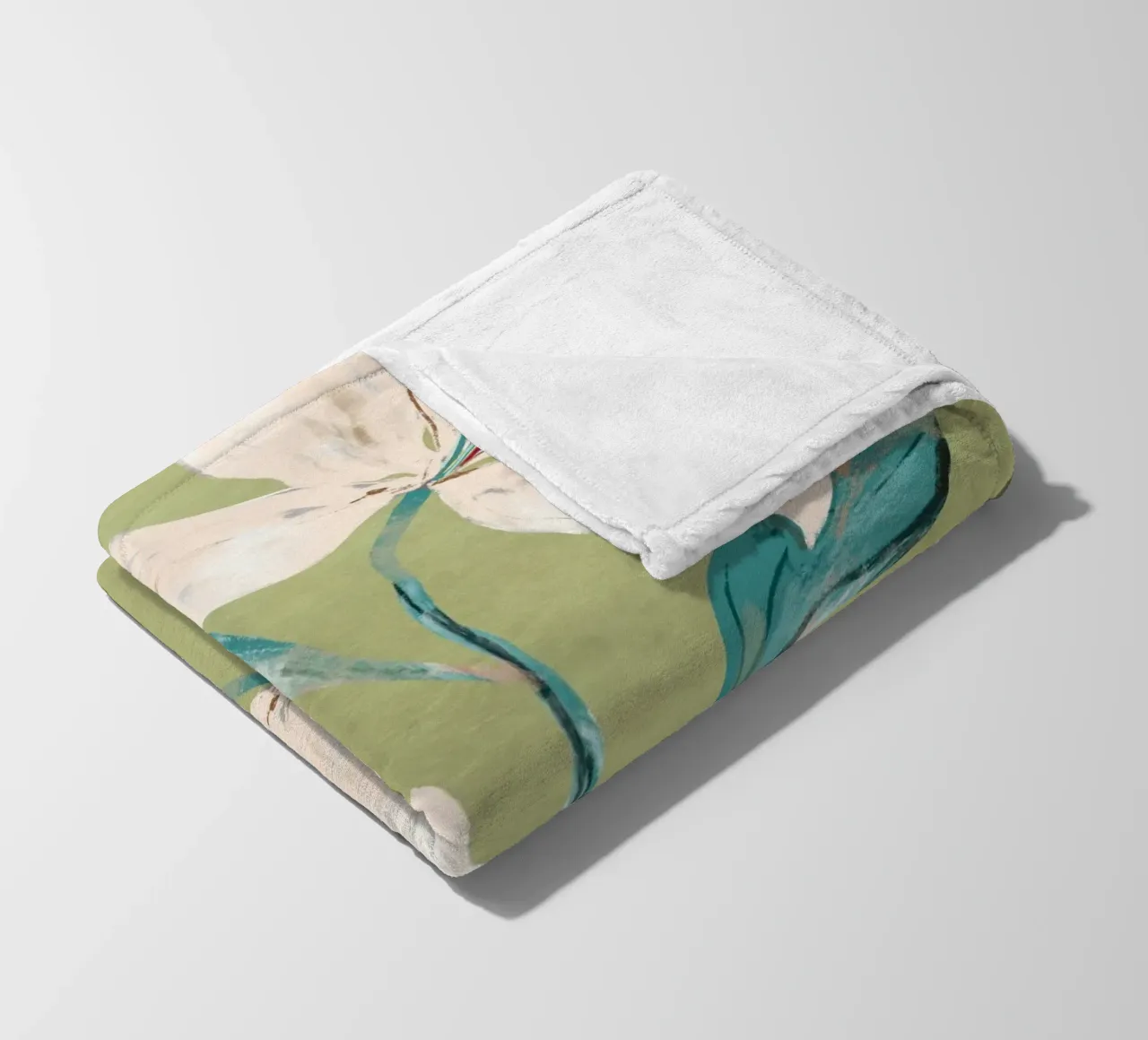 Spring Flowers 4 Fleecedecke von ThingDesign