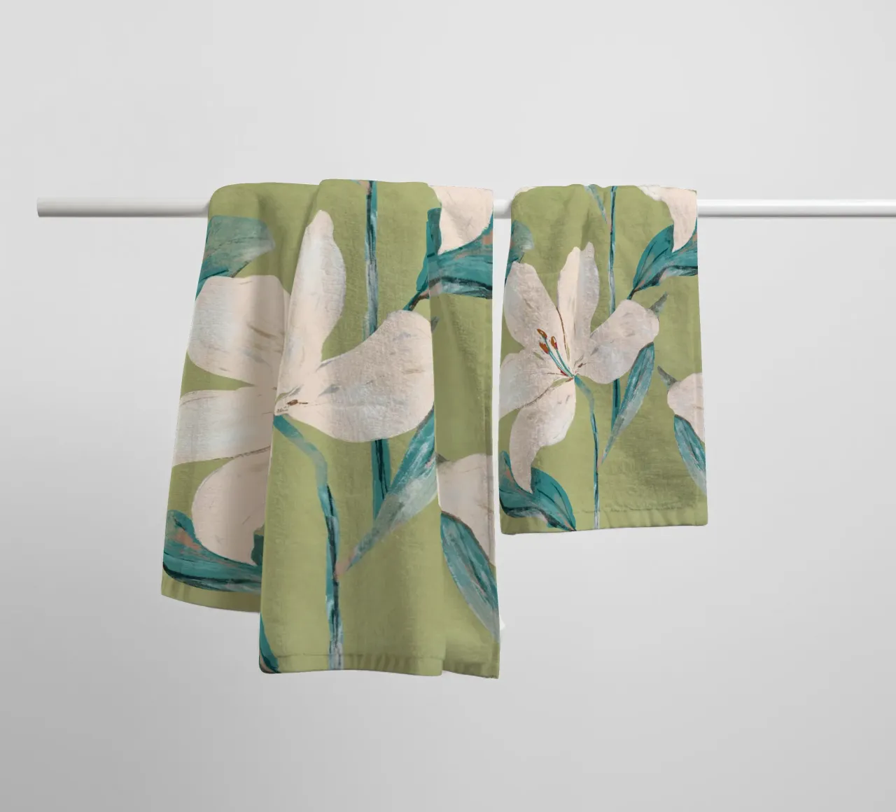 Spring Flowers 4 towel by ThingDesign