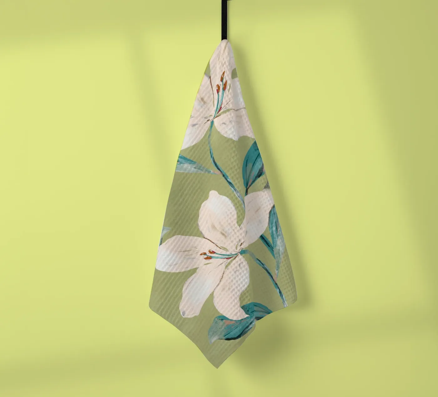 Frühlingsblumen 4 Geschirrtuch von ThingDesign