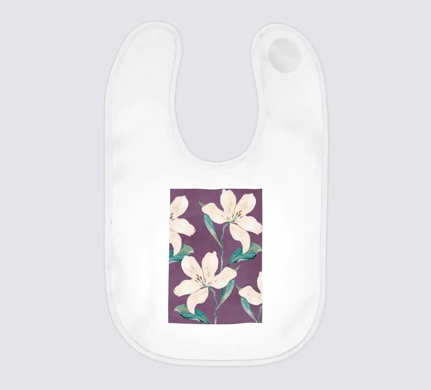 Fleurs de printemps 5 bavoir de ThingDesign