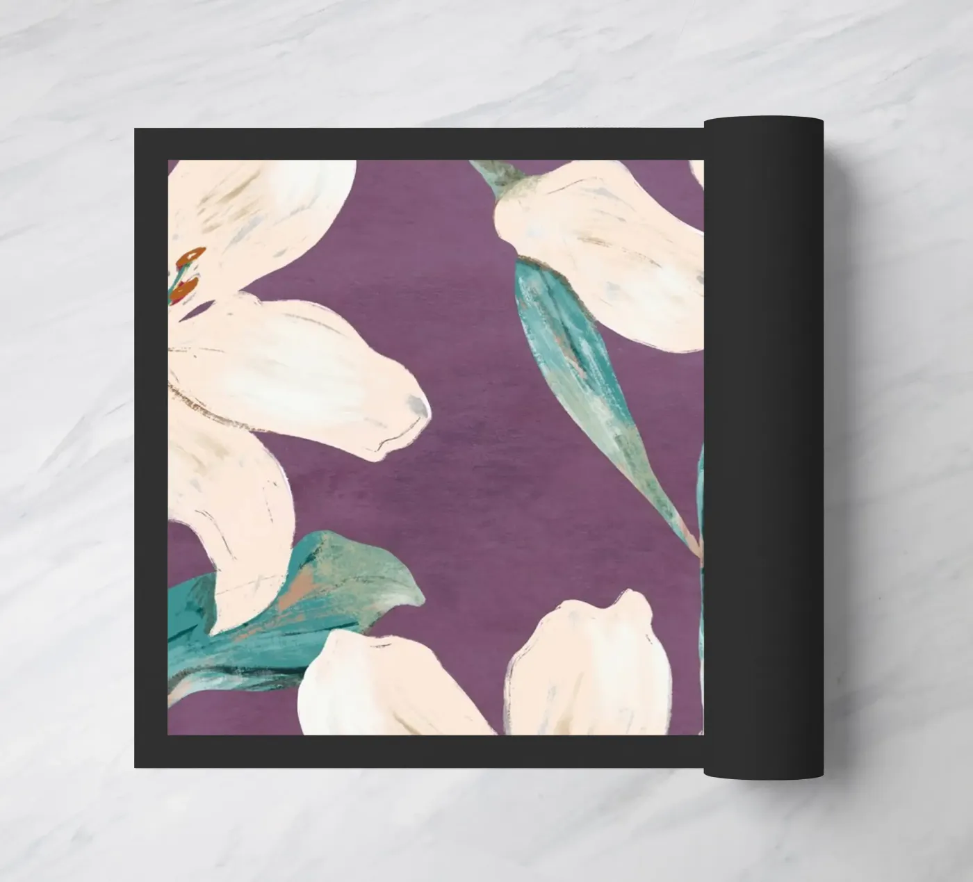 Spring Flowers 5 doormat by ThingDesign