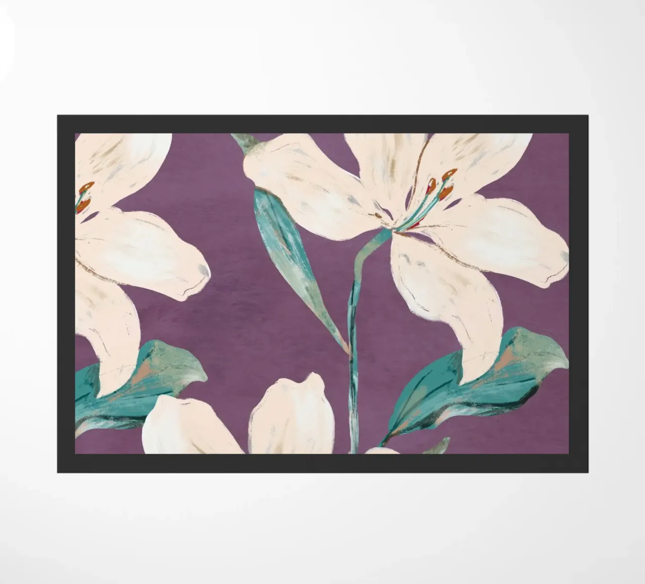 Spring Flowers 5 doormat by ThingDesign