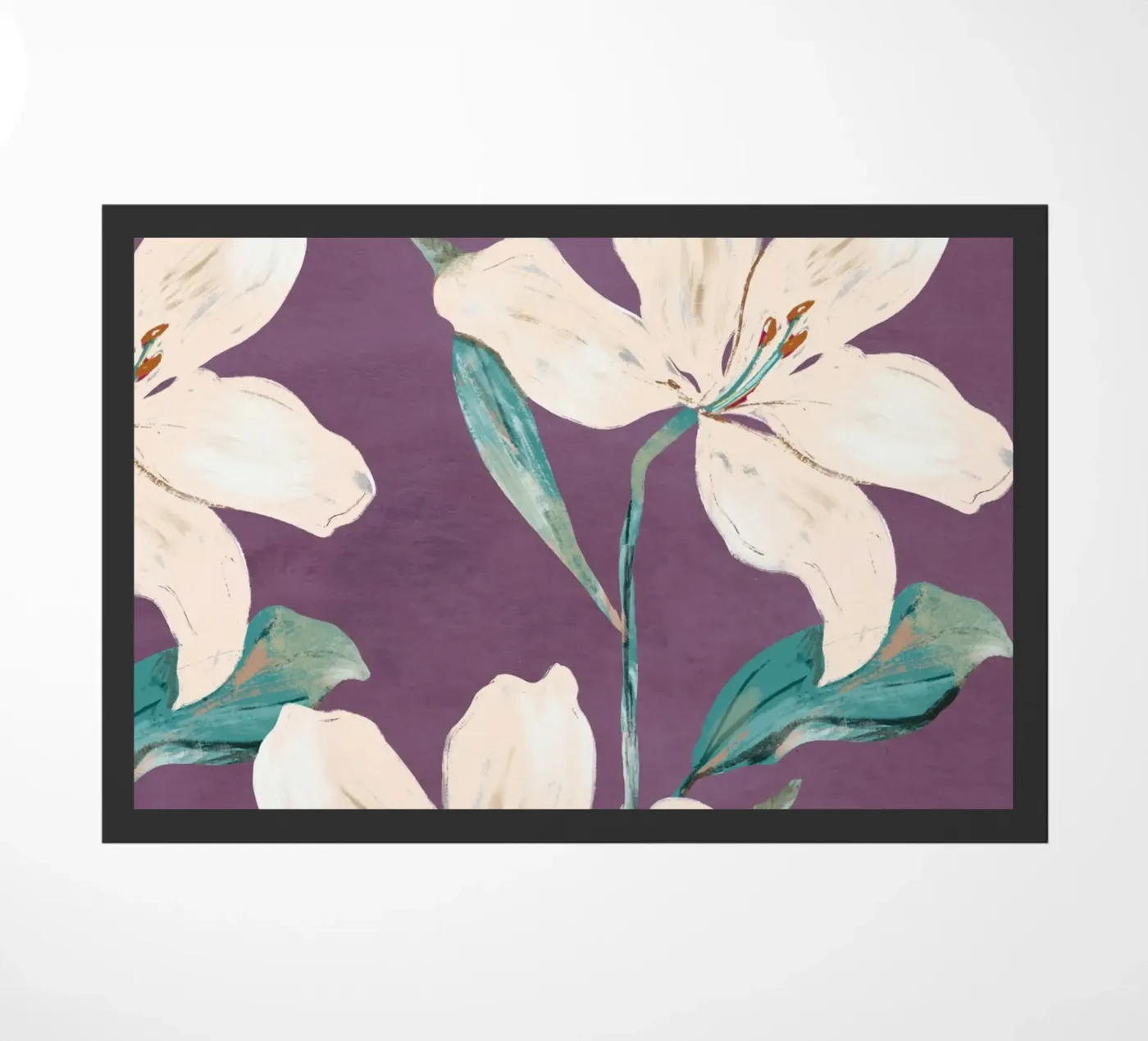Spring Flowers 5 doormat by ThingDesign