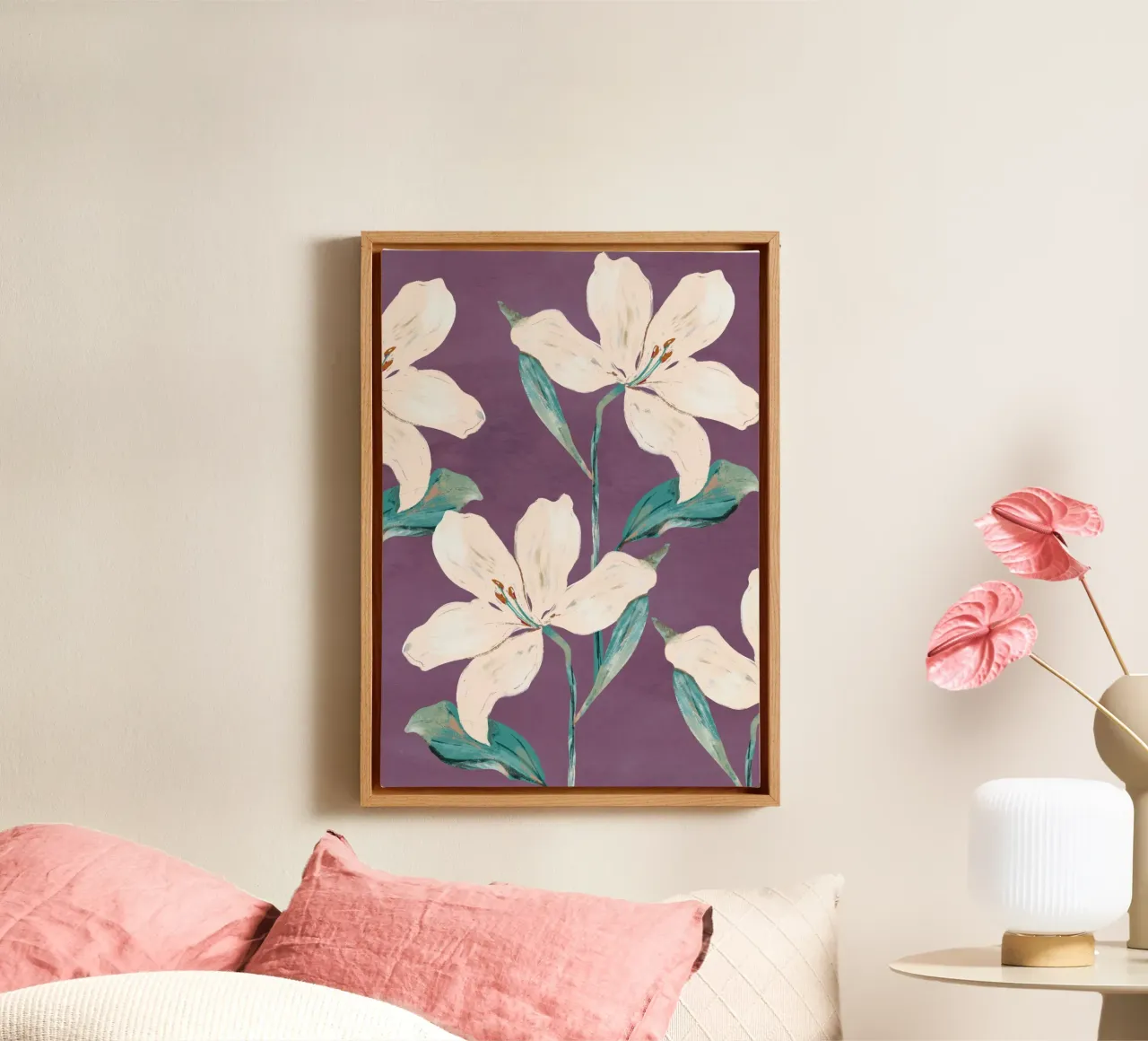 Spring Flowers 5 canvas by ThingDesign