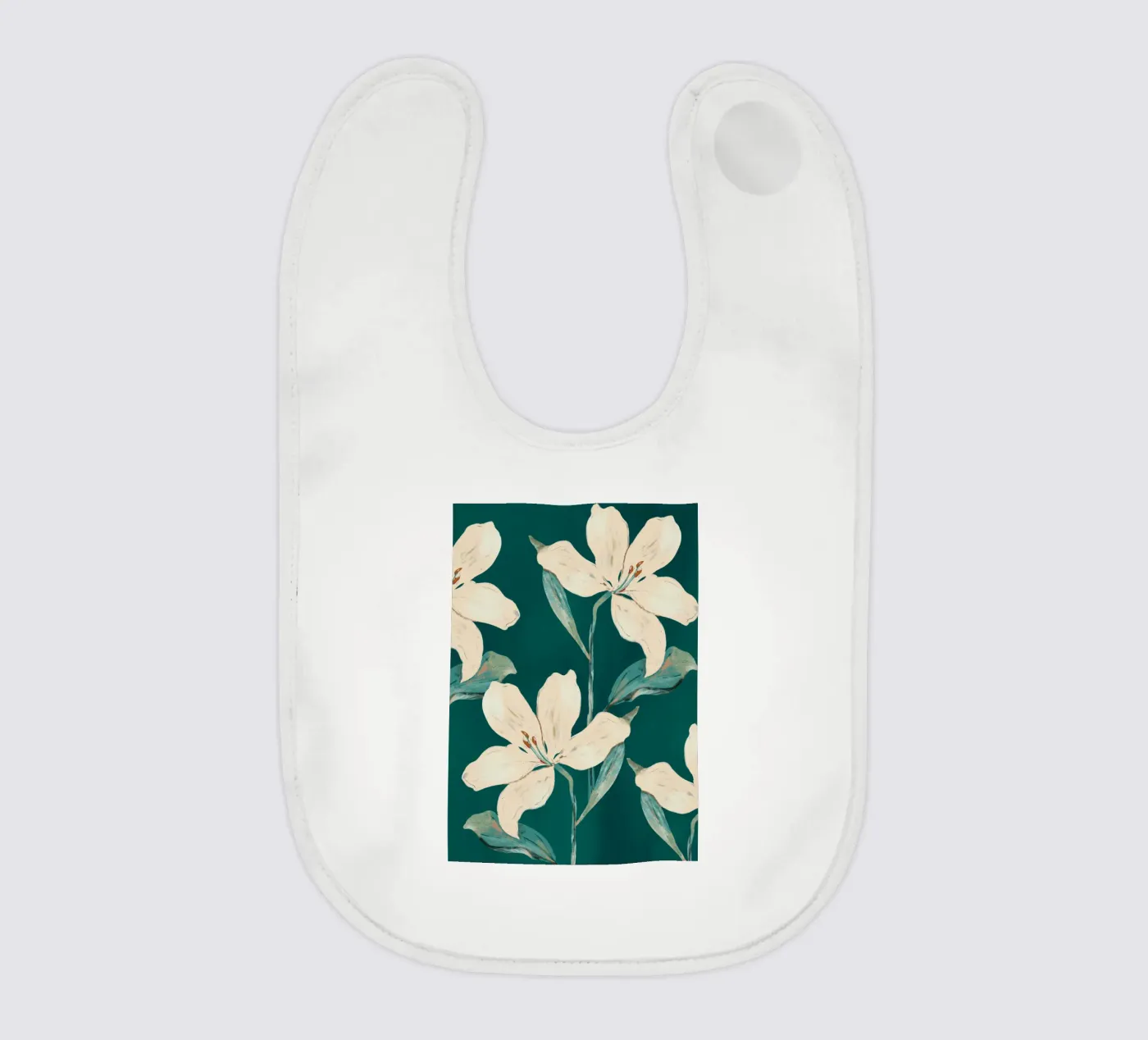 Frühlingsblumen 2 Babylätzchen von ThingDesign