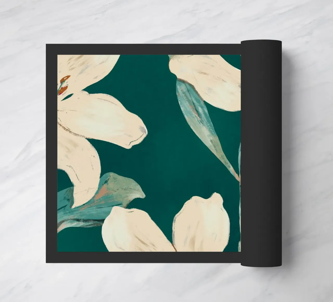 Spring Flowers 2 doormat by ThingDesign