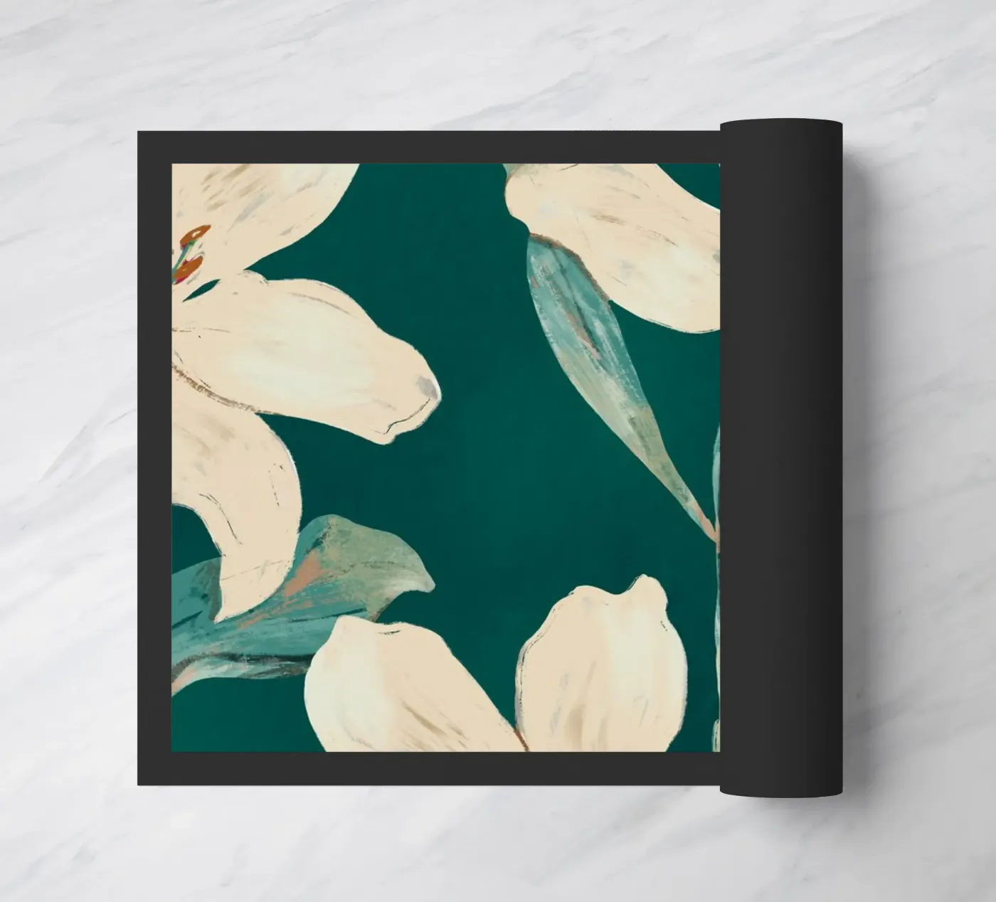 Frühlingsblumen 2 Fußmatte von ThingDesign