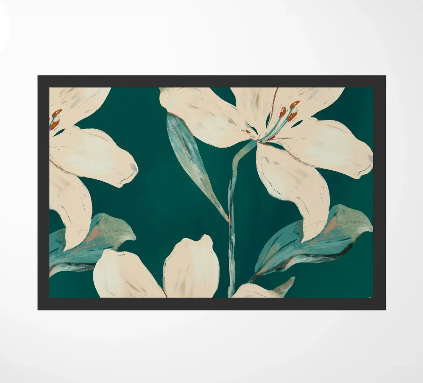 Frühlingsblumen 2 Fußmatte von ThingDesign