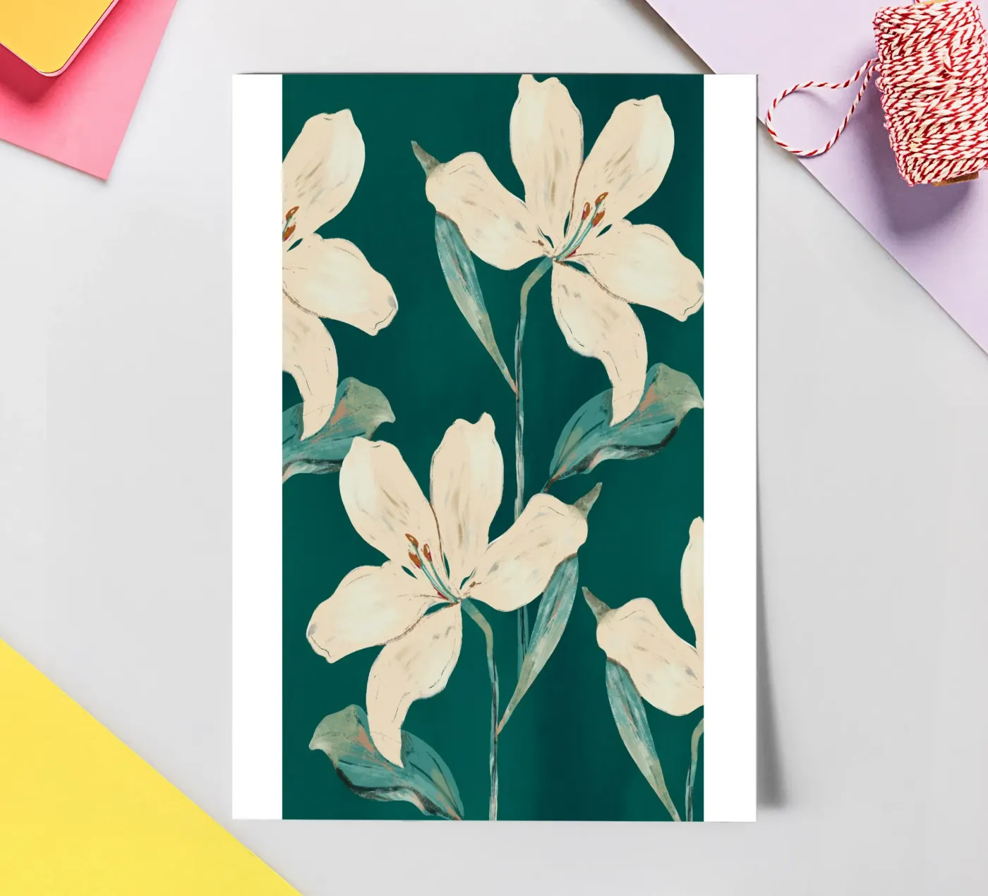 Spring Flowers 2 stickervel van ThingDesign