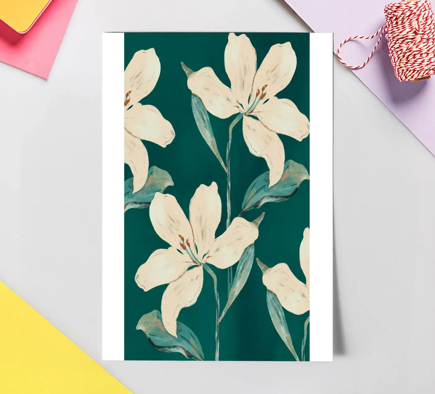 Spring Flowers 2 sticker sheet by ThingDesign
