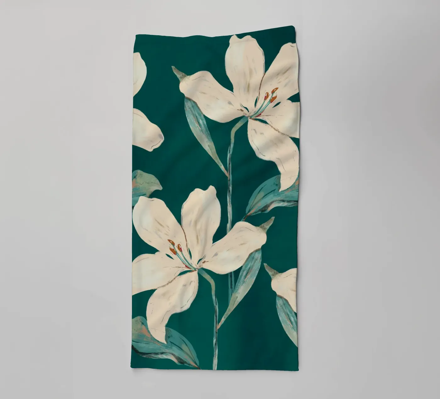 Spring Flowers 2 towel by ThingDesign