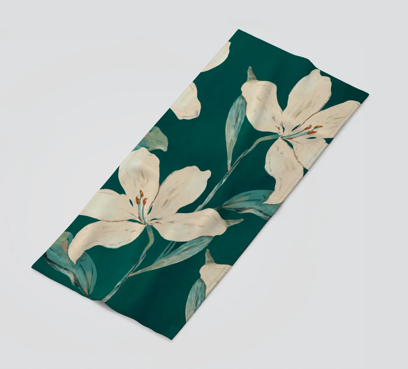 Spring Flowers 2 beach towel by ThingDesign
