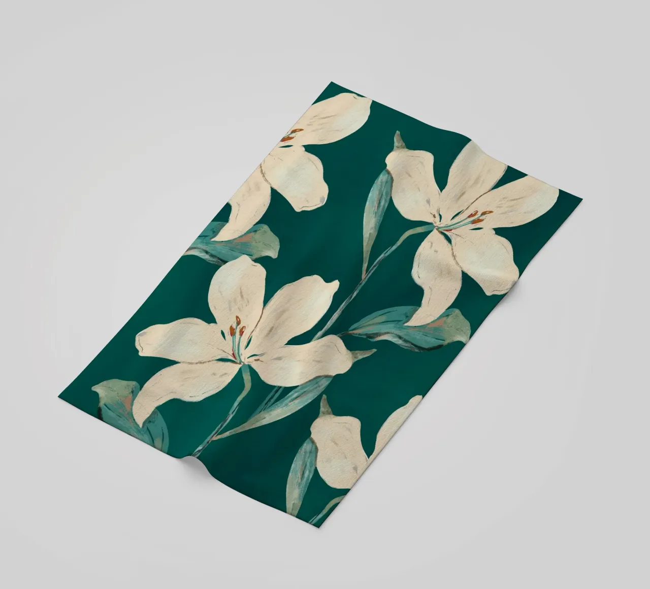 Spring Flowers 2 beach towel by ThingDesign