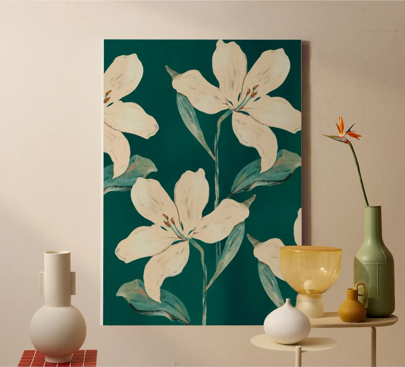 Fiori di primavera 2 tela da ThingDesign