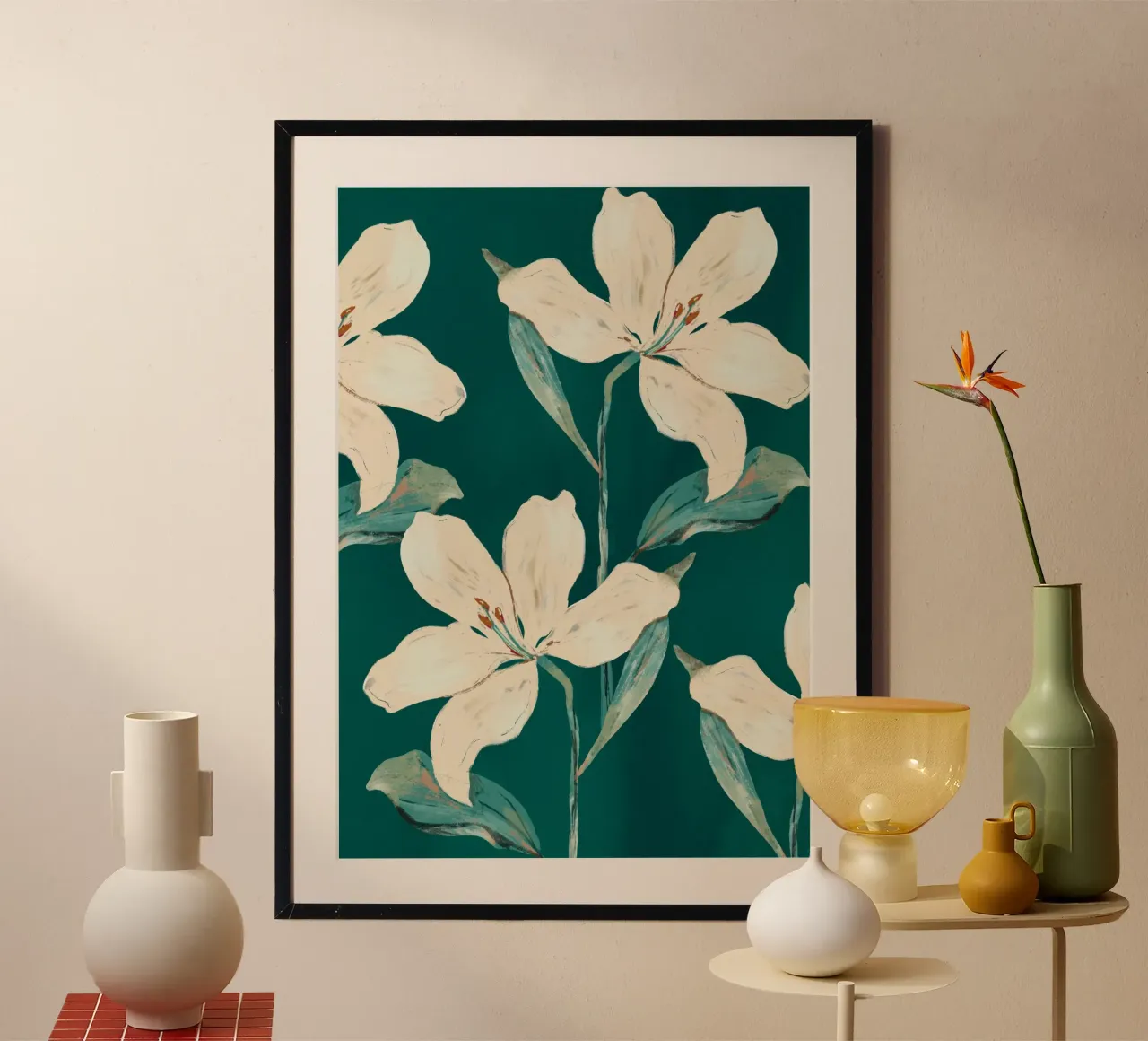 Spring Flowers 2 Poster von ThingDesign