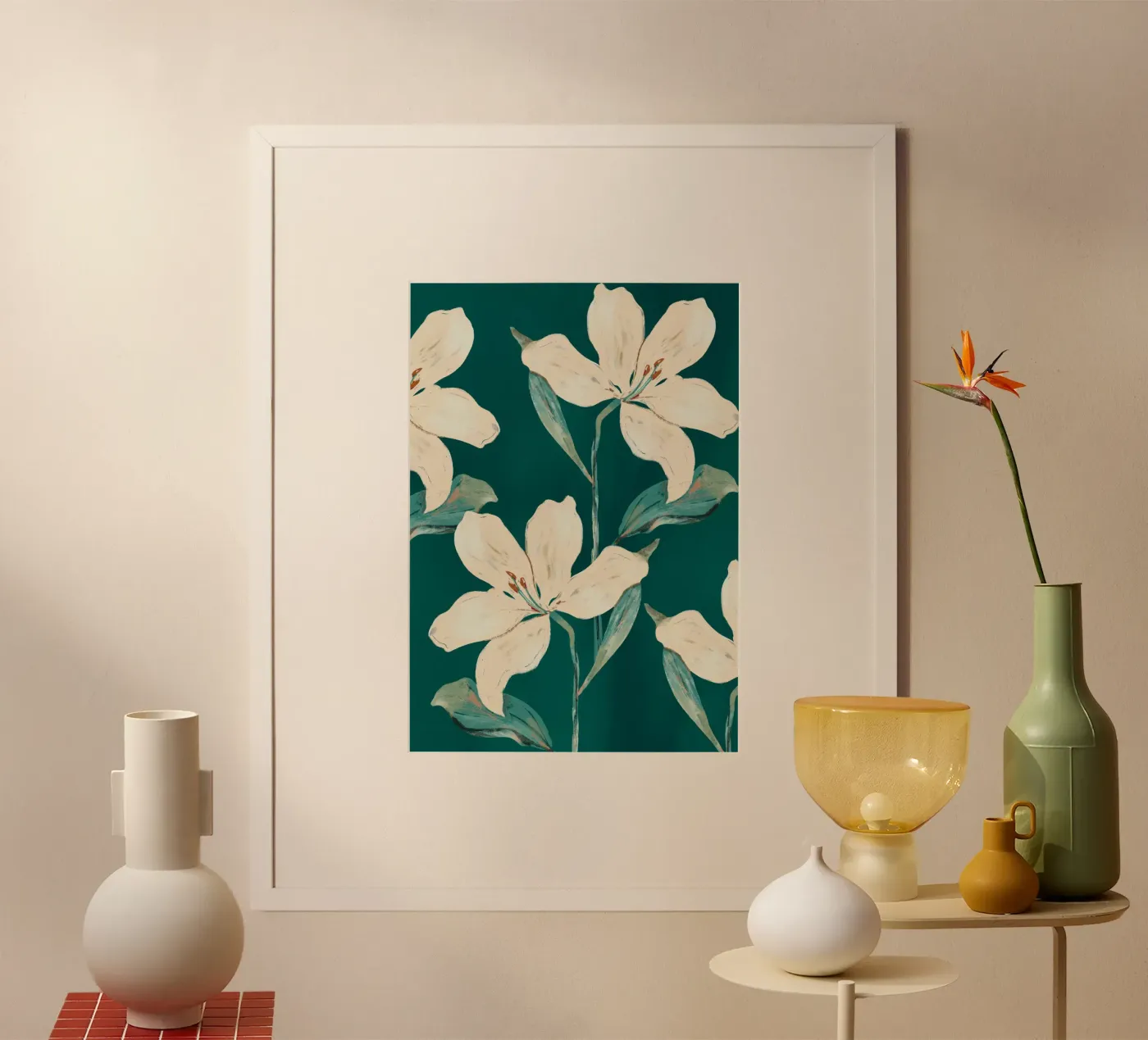 Spring Flowers 2 poster by ThingDesign