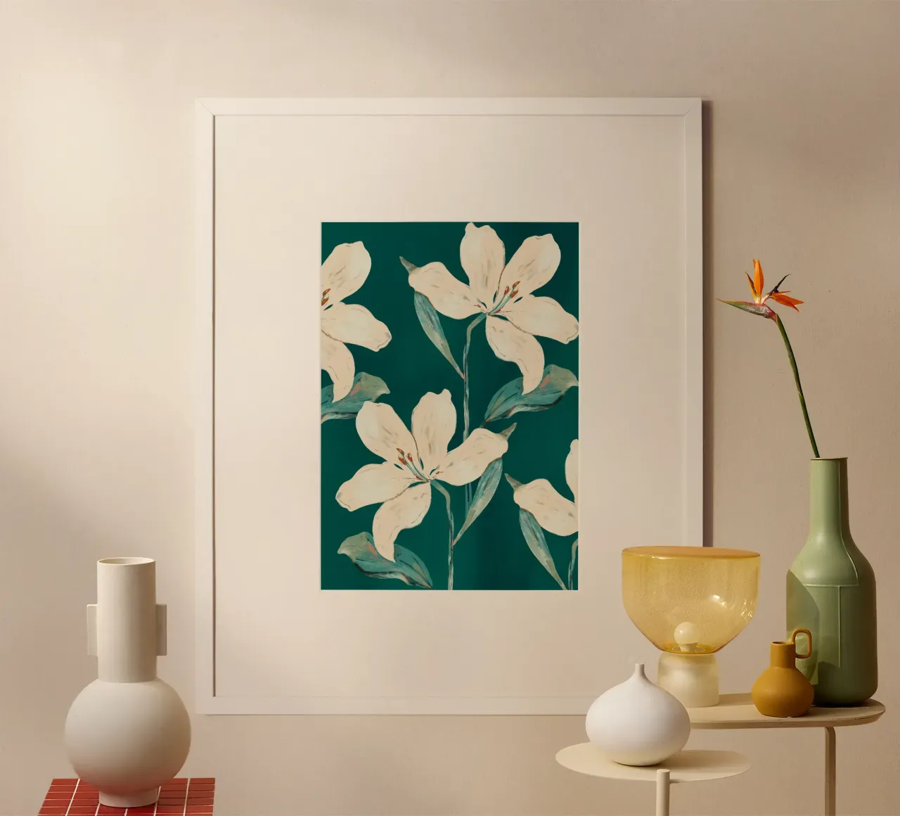 Spring Flowers 2 Poster von ThingDesign