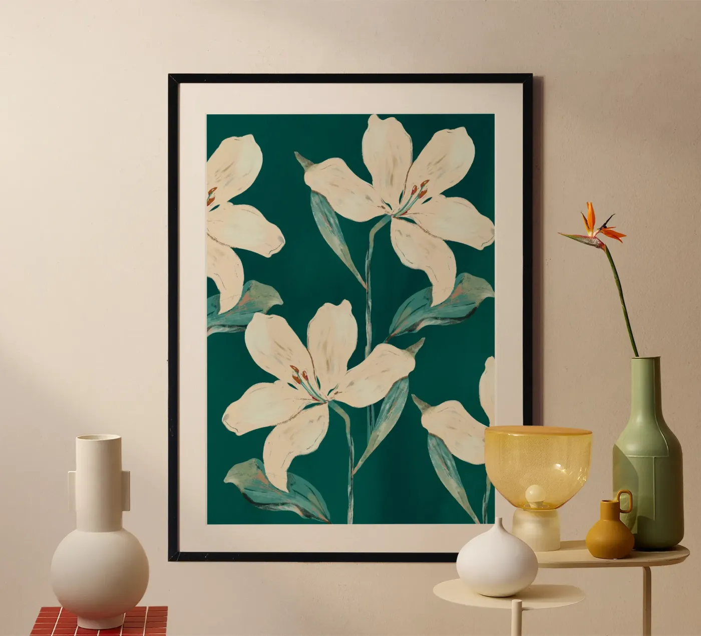 Spring Flowers 2 poster by ThingDesign