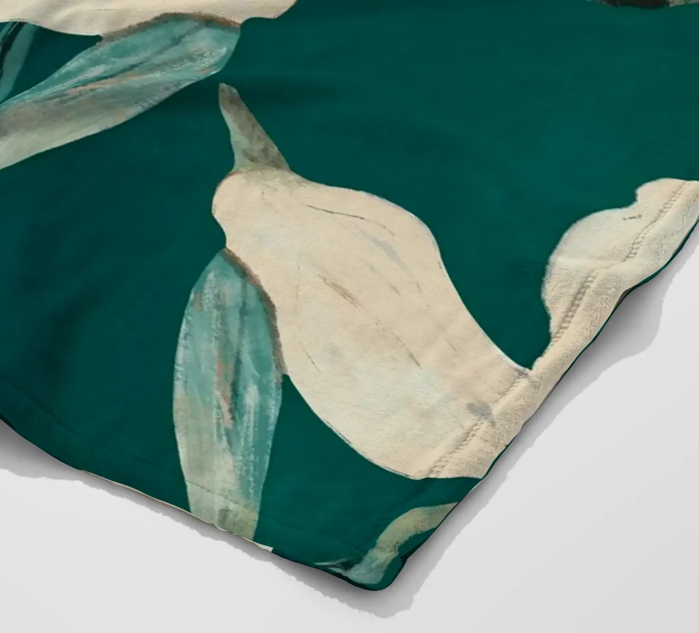 Frühlingsblumen 2 Fleecedecke von ThingDesign