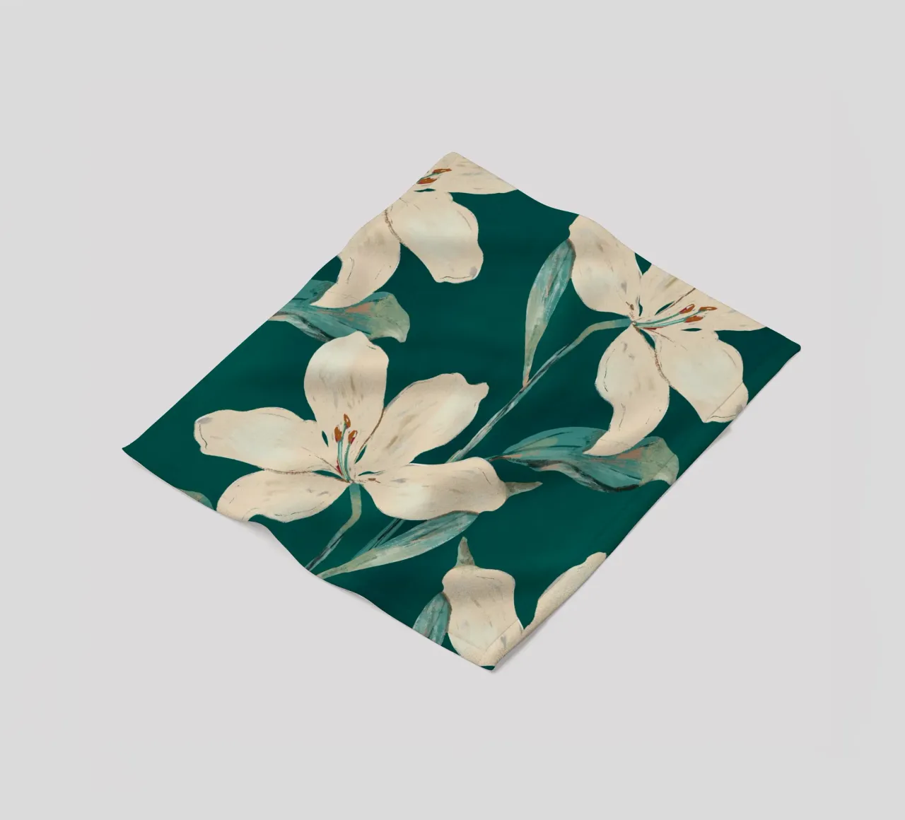 Lentebloemen 2 fleecedeken van ThingDesign