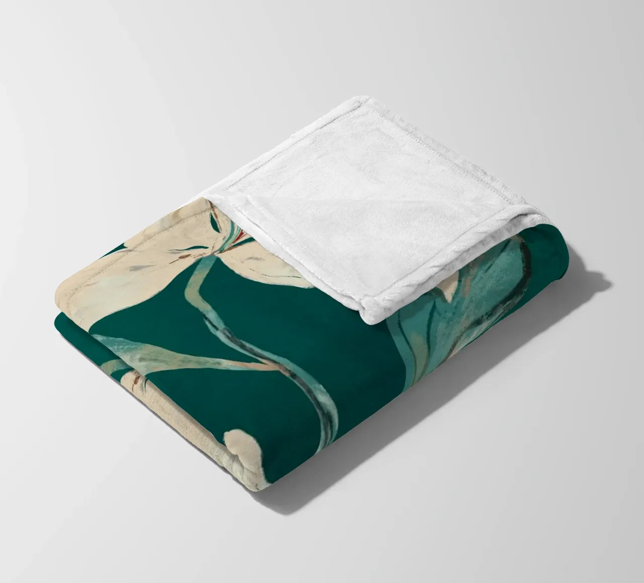 Lentebloemen 2 fleecedeken van ThingDesign