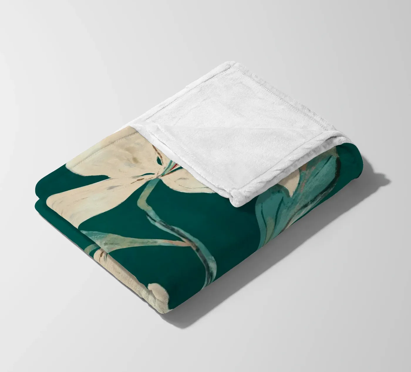 Frühlingsblumen 2 Fleecedecke von ThingDesign