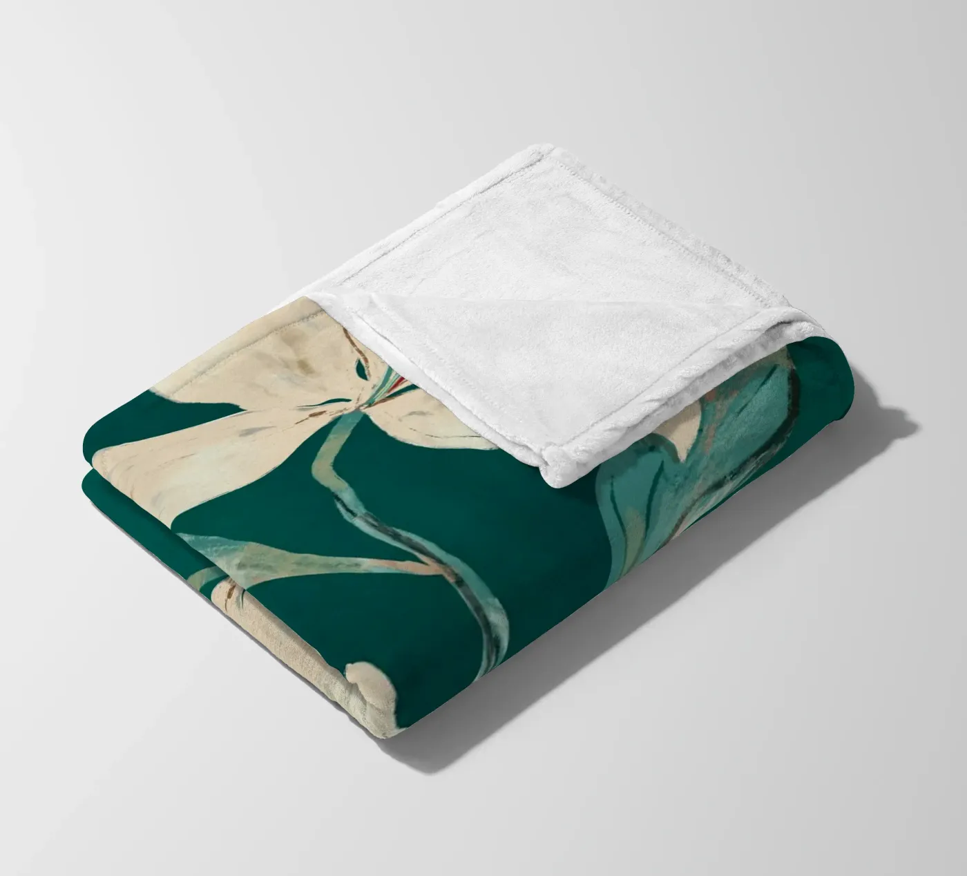 Frühlingsblumen 2 Fleecedecke von ThingDesign