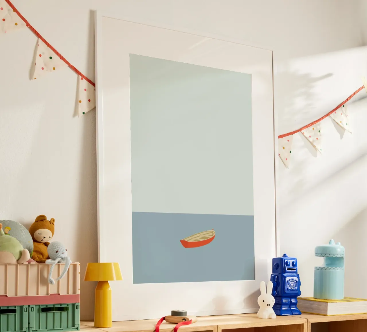 Ocaen Svømmere Boat carta hahnemühle da Swen Swensøn