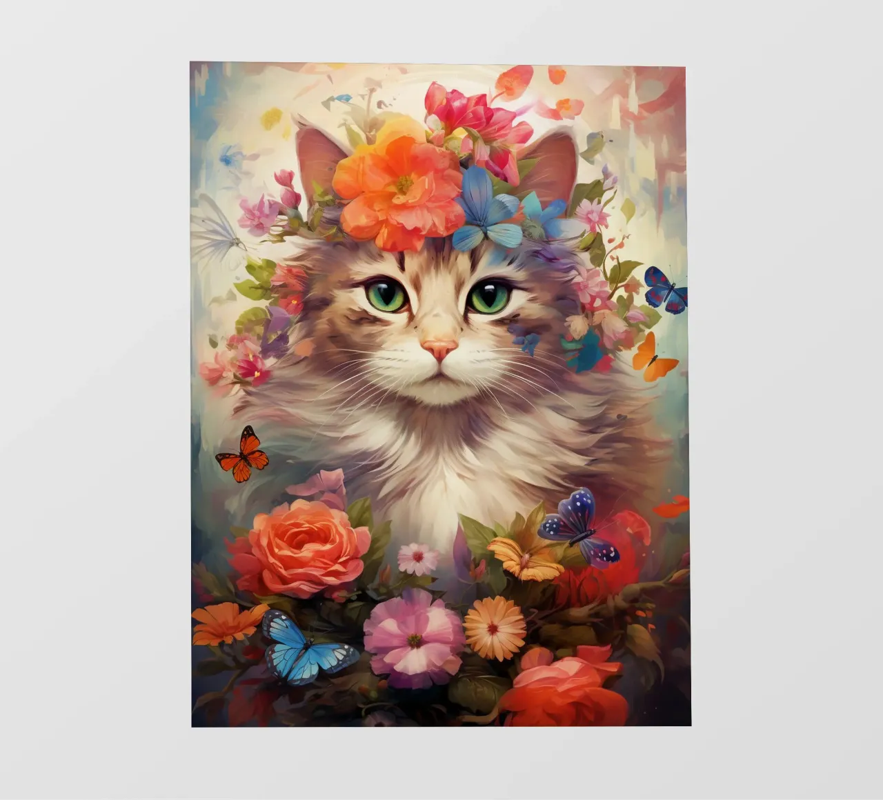 Cat Flowers 3 telo in pvc da Mateo