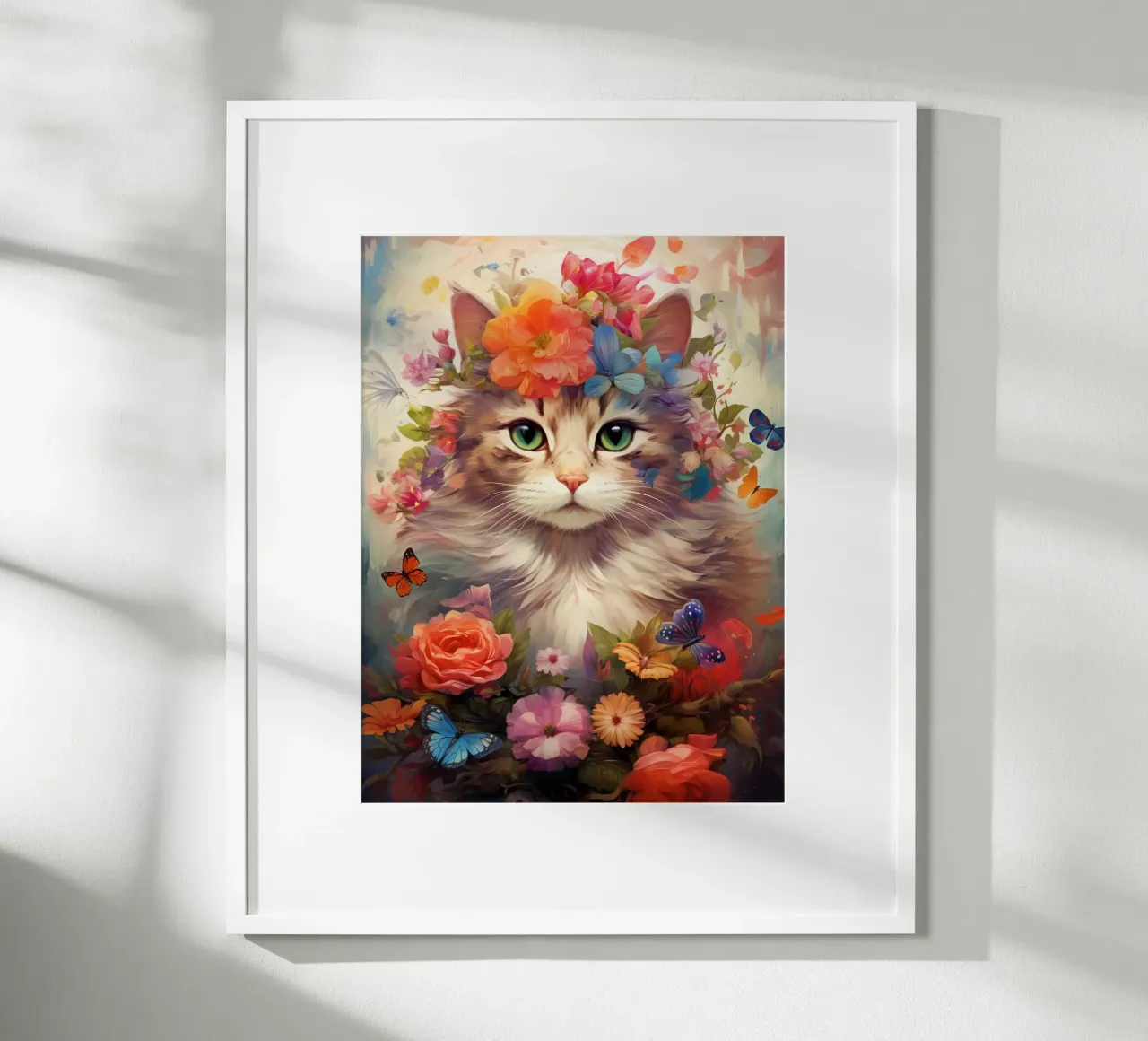 Cat Flowers 3 poster da Mateo