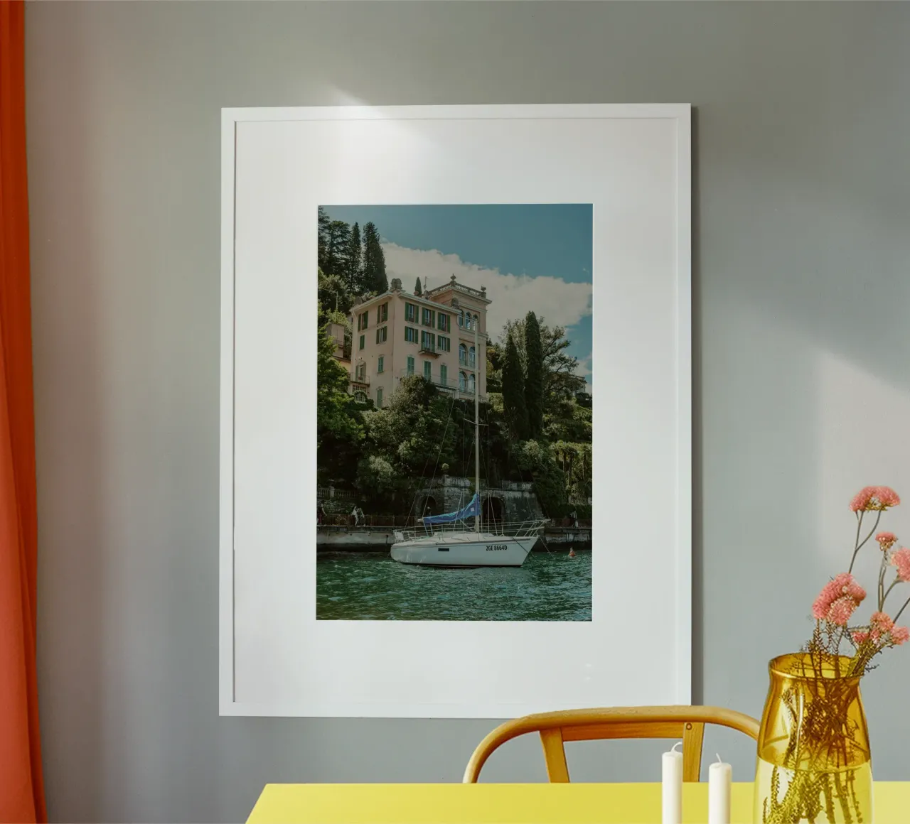 Sailing Boat poster con telaio in plastica da _davide_elifheritage