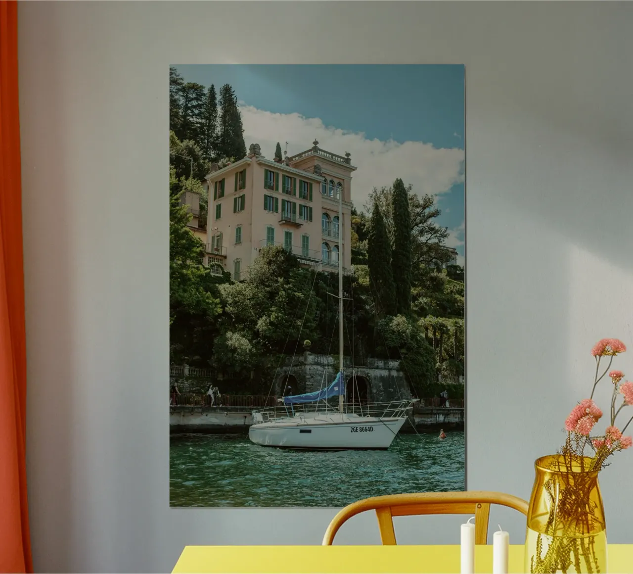 Sailing Boat poster con telaio in plastica da _davide_elifheritage