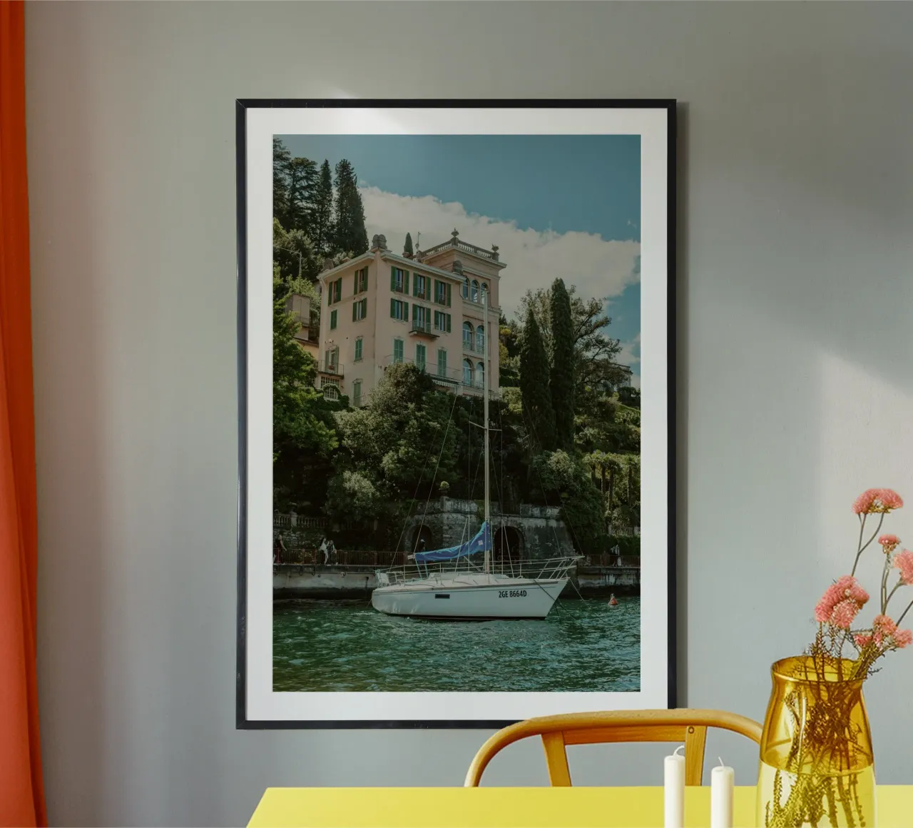 Sailing Boat poster con telaio in plastica da _davide_elifheritage
