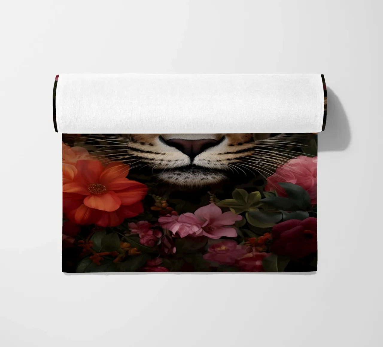 Leopard Flowers 3 telo mare da Mateo