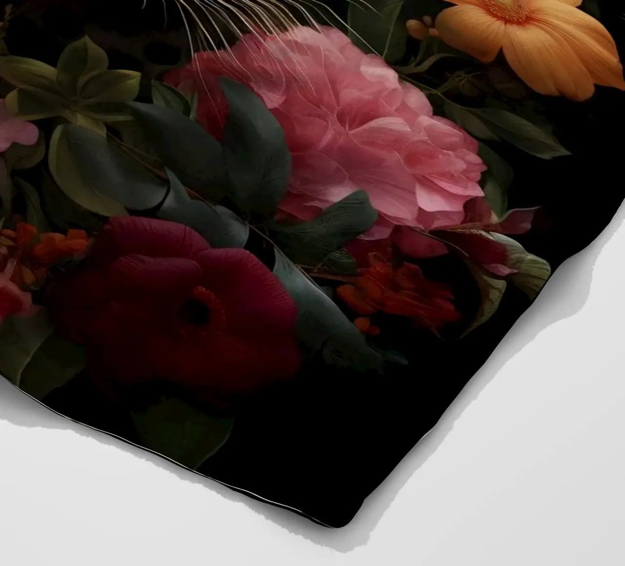 Leopard Flowers 3 coperta in pile da Mateo