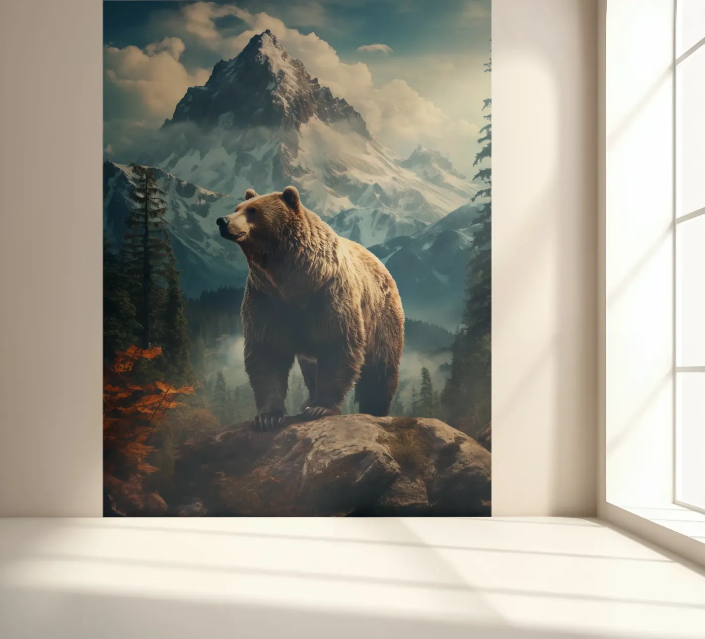 Bear Mountains carta da parati fotografica da Mateo