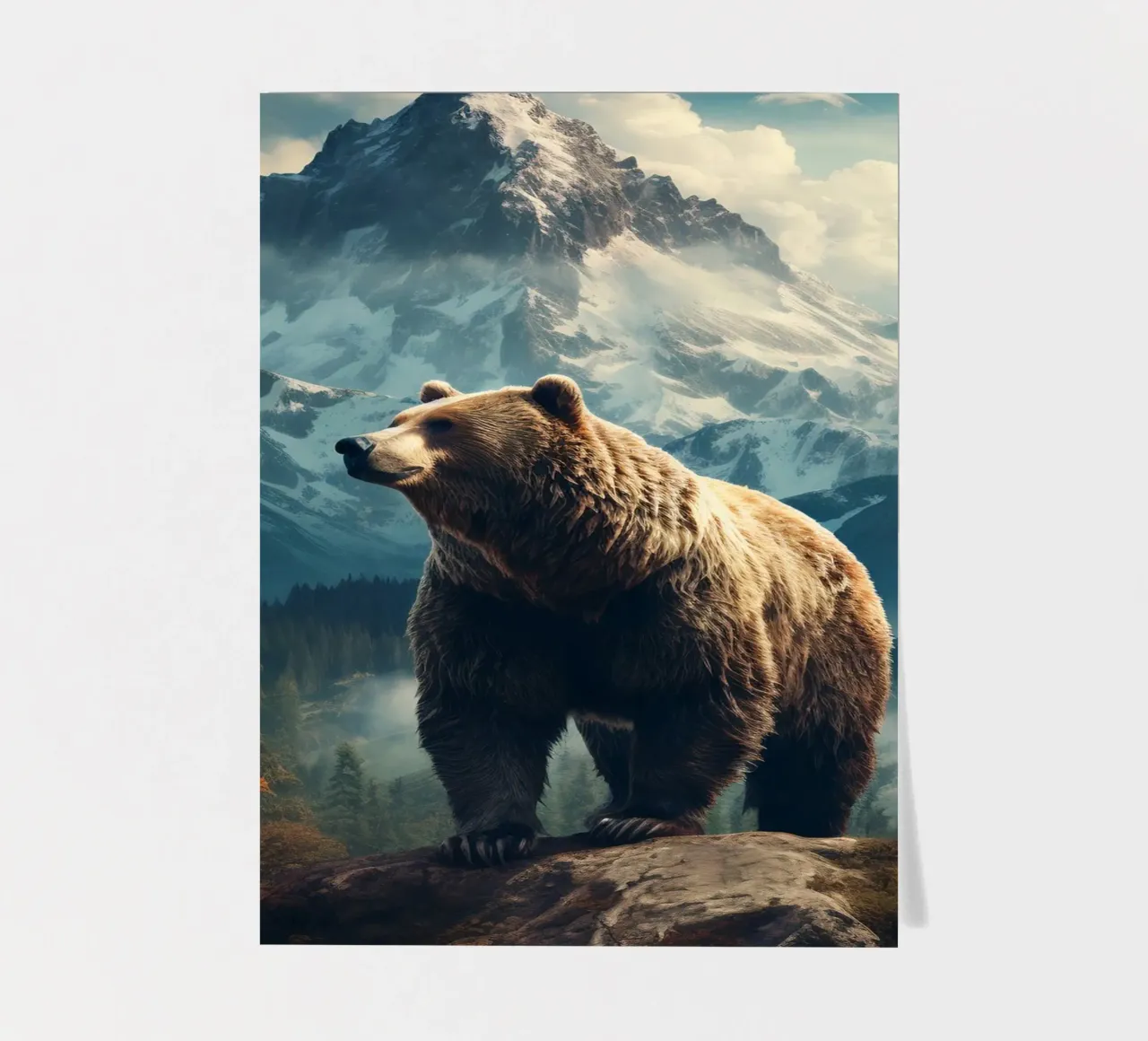 Bear Mountains sticker sheet by Mateo