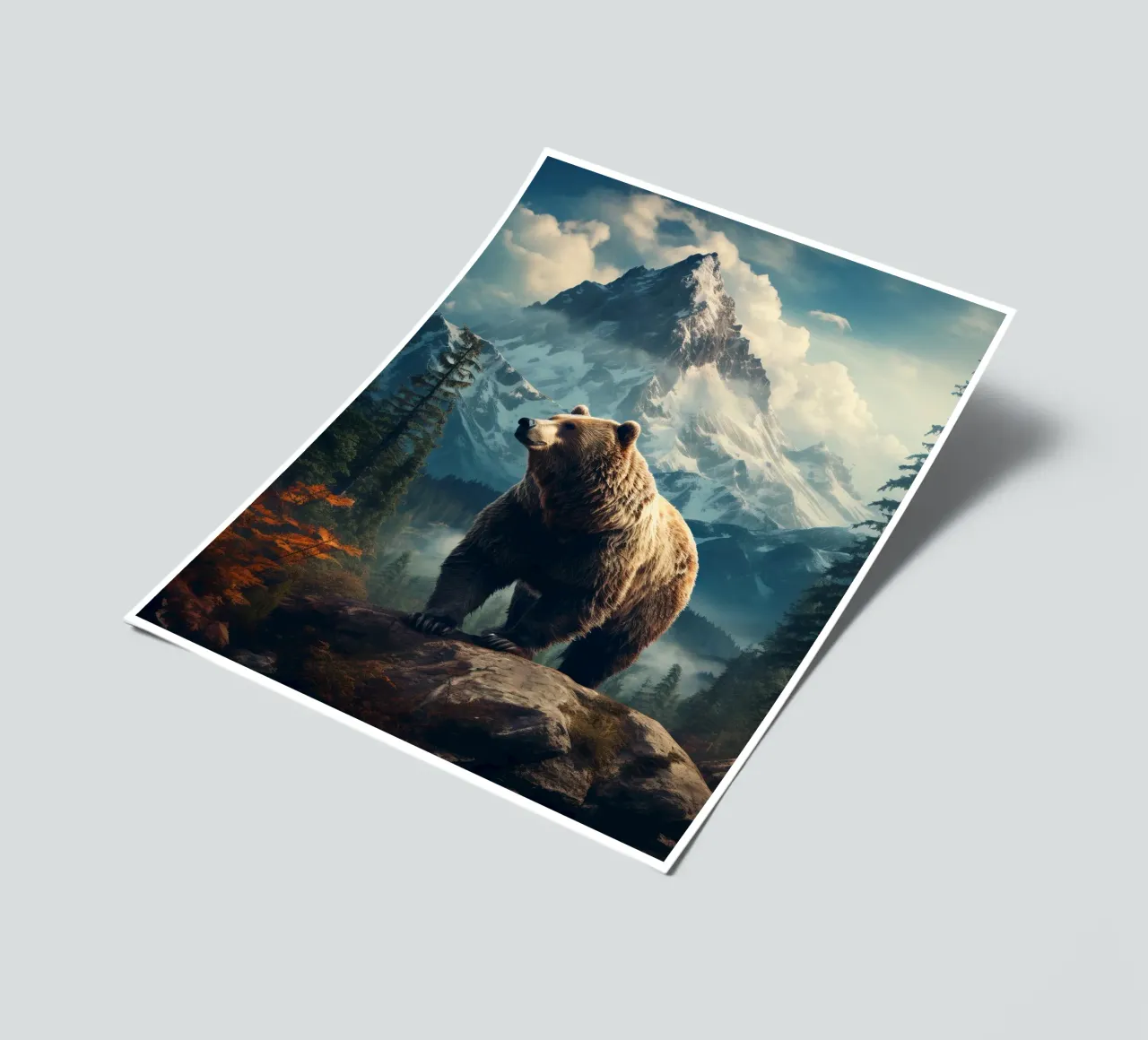 Bear Mountains sticker sheet by Mateo