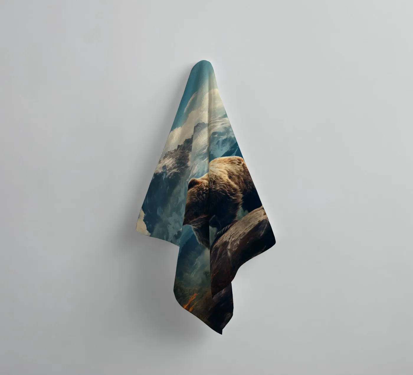 Bear Mountains Handtuch von Mateo