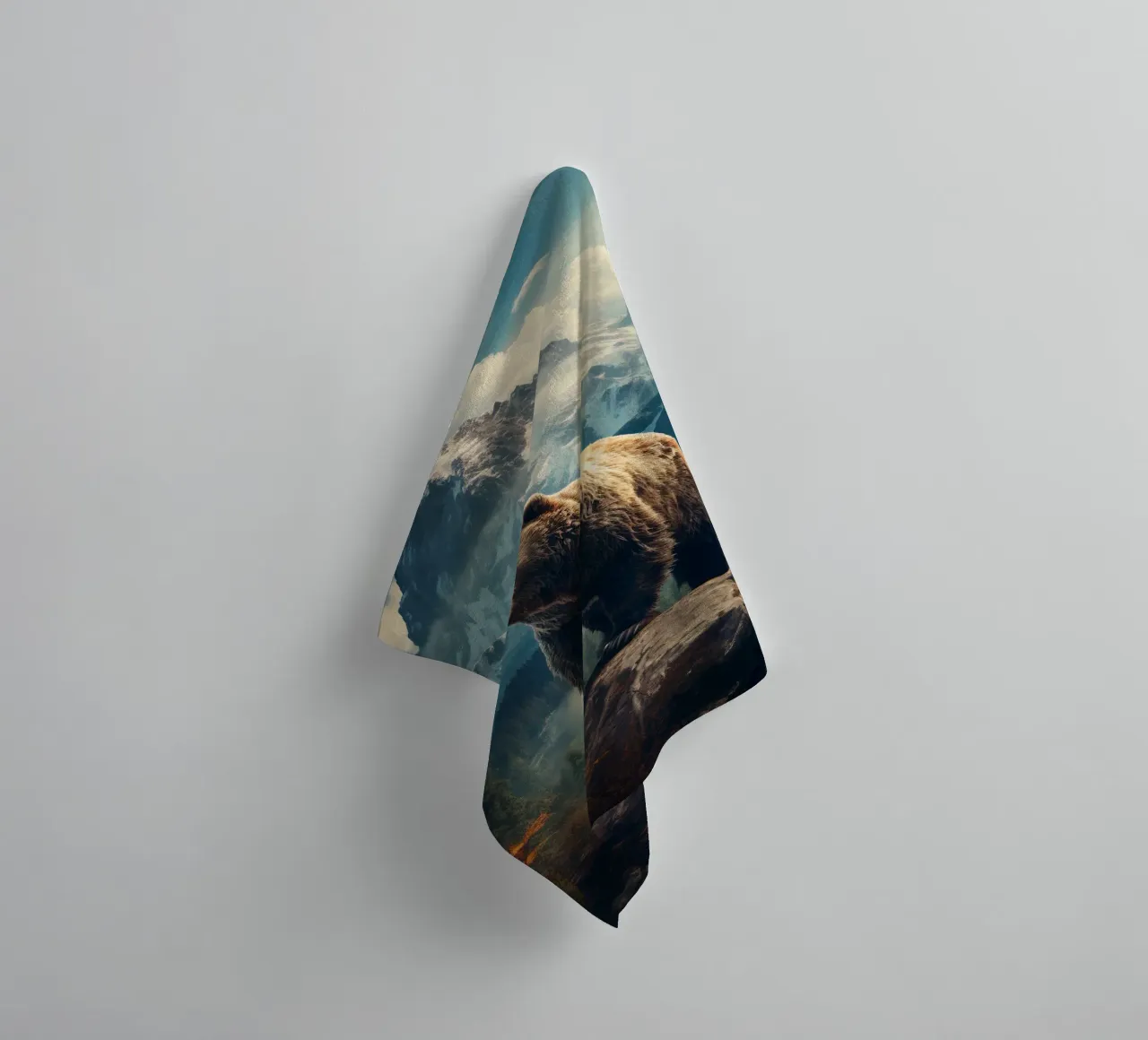 Bear Mountains Handtuch von Mateo